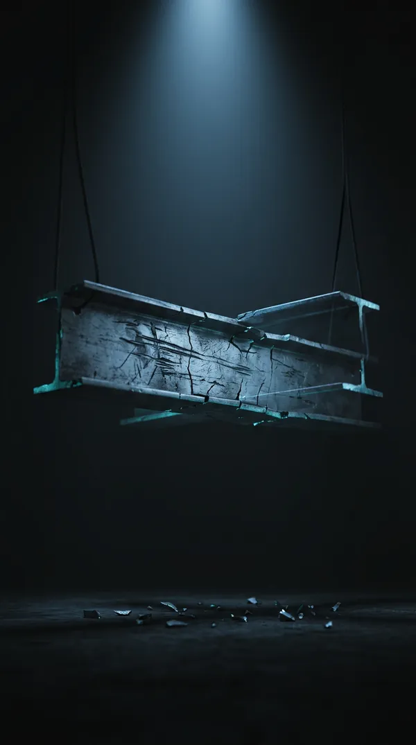 Steel beam under stress — what holds after pressure testing